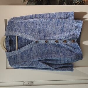 Ann Taylor 3/4 Sleeve Marled V-Neck Cardigan - Size Medium - NWOT